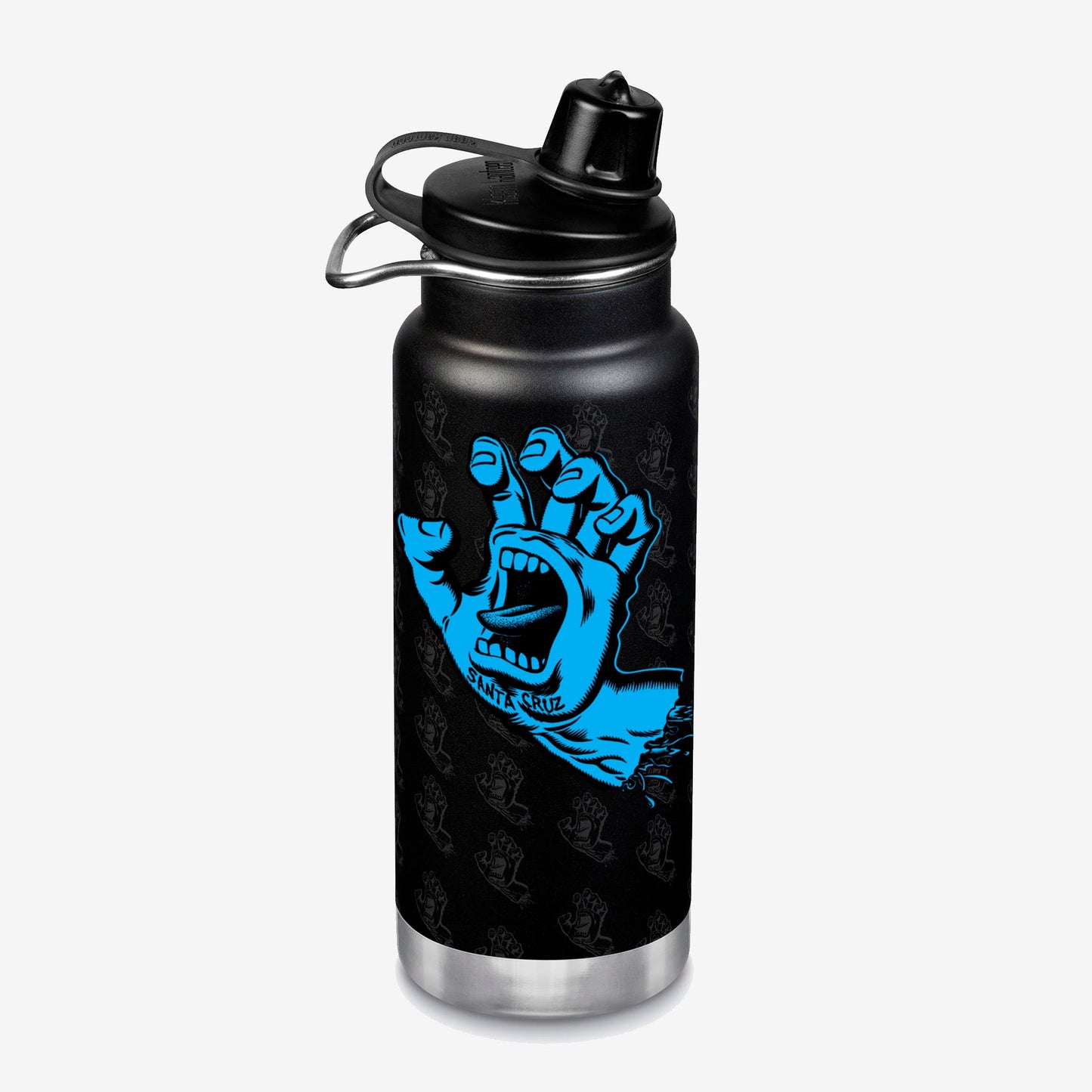 32oz-tkwide-with-chug-cap-santa-cruz-screaming-hand-s8 K32TKWCG-BK-SantaCruze_ScreamingHand.jpg